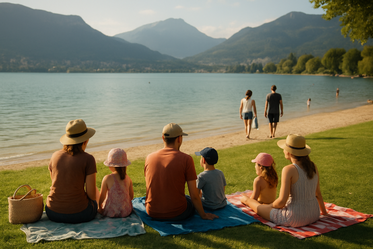 Plage de la Brune à Veyrier-du-Lac : guide