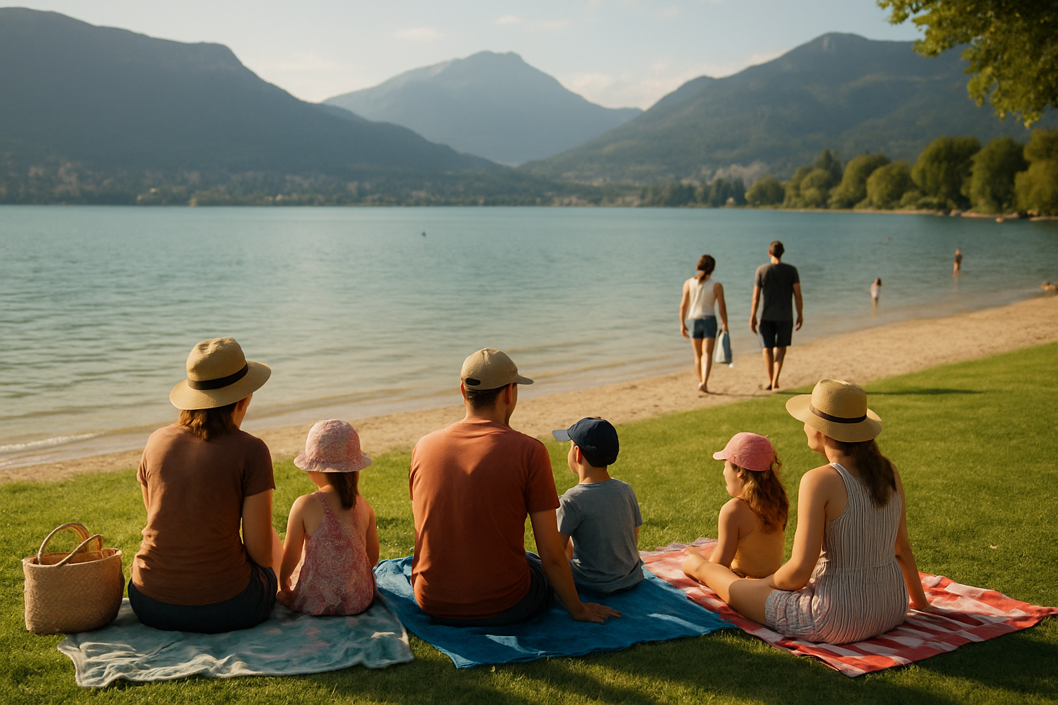 Plage de la Brune à Veyrier-du-Lac : guide